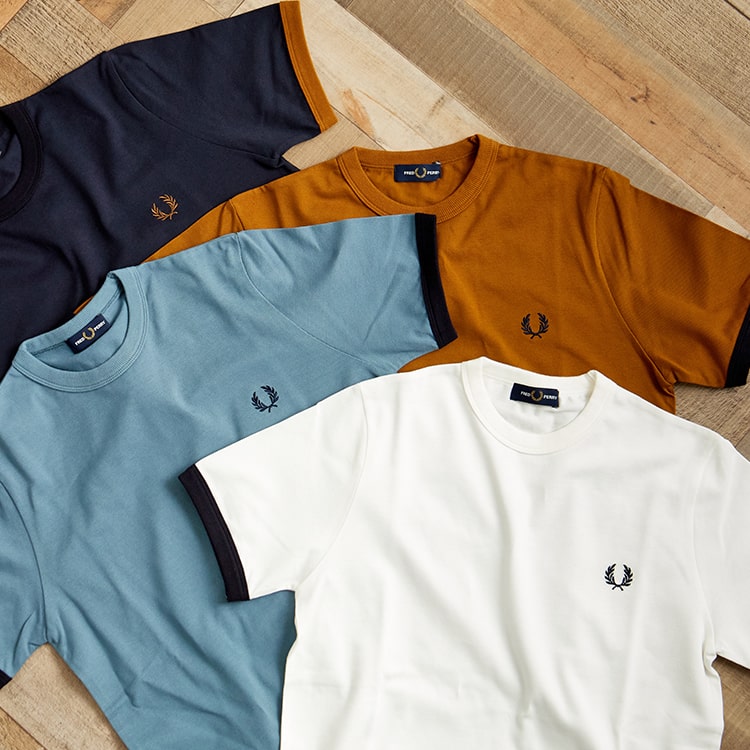 英国カルチャーの象徴 FRED PERRY(フレッドペリー)との別注Tシャツがリリース