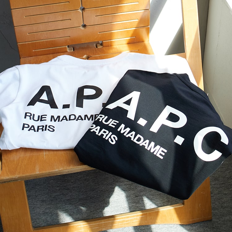 A.P.C.(アー・ペー・セー)の別注デザインTシャツが販売スタート