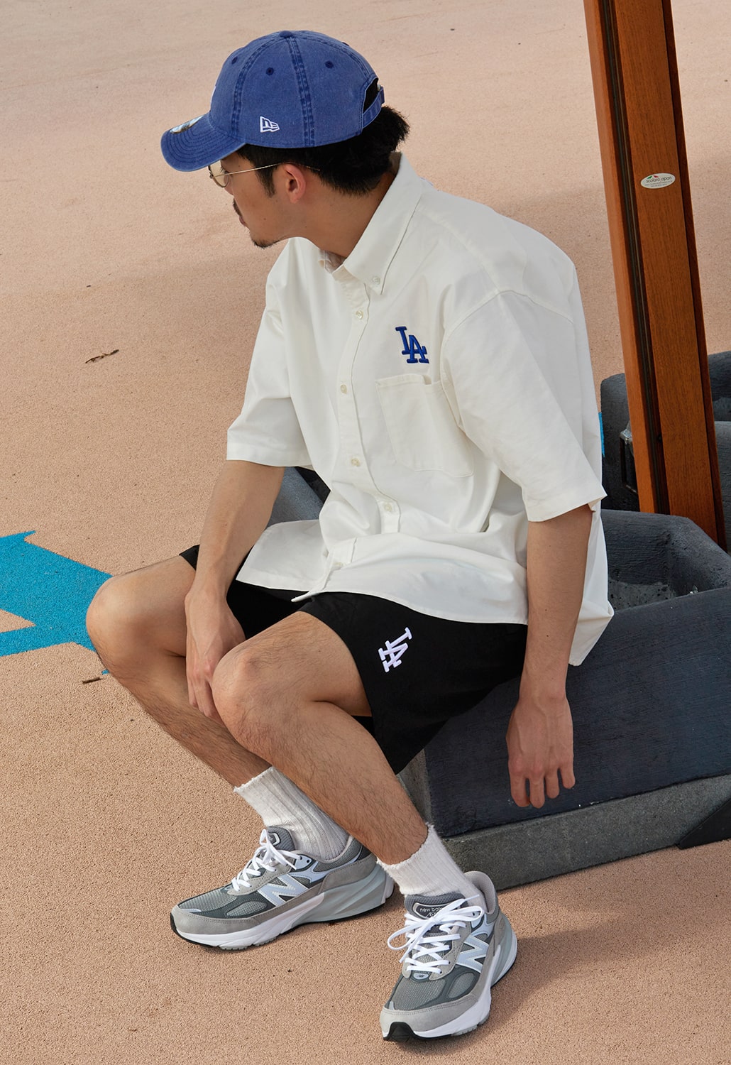 FANATICS(ファナティクス)とのMLB別注コレクション特集のボタンダウンシャツのイメージ写真です。