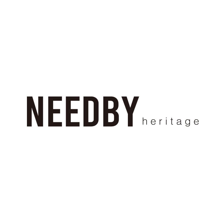 NEEDBY heritage／ニードバイヘリテージのブランドロゴです。