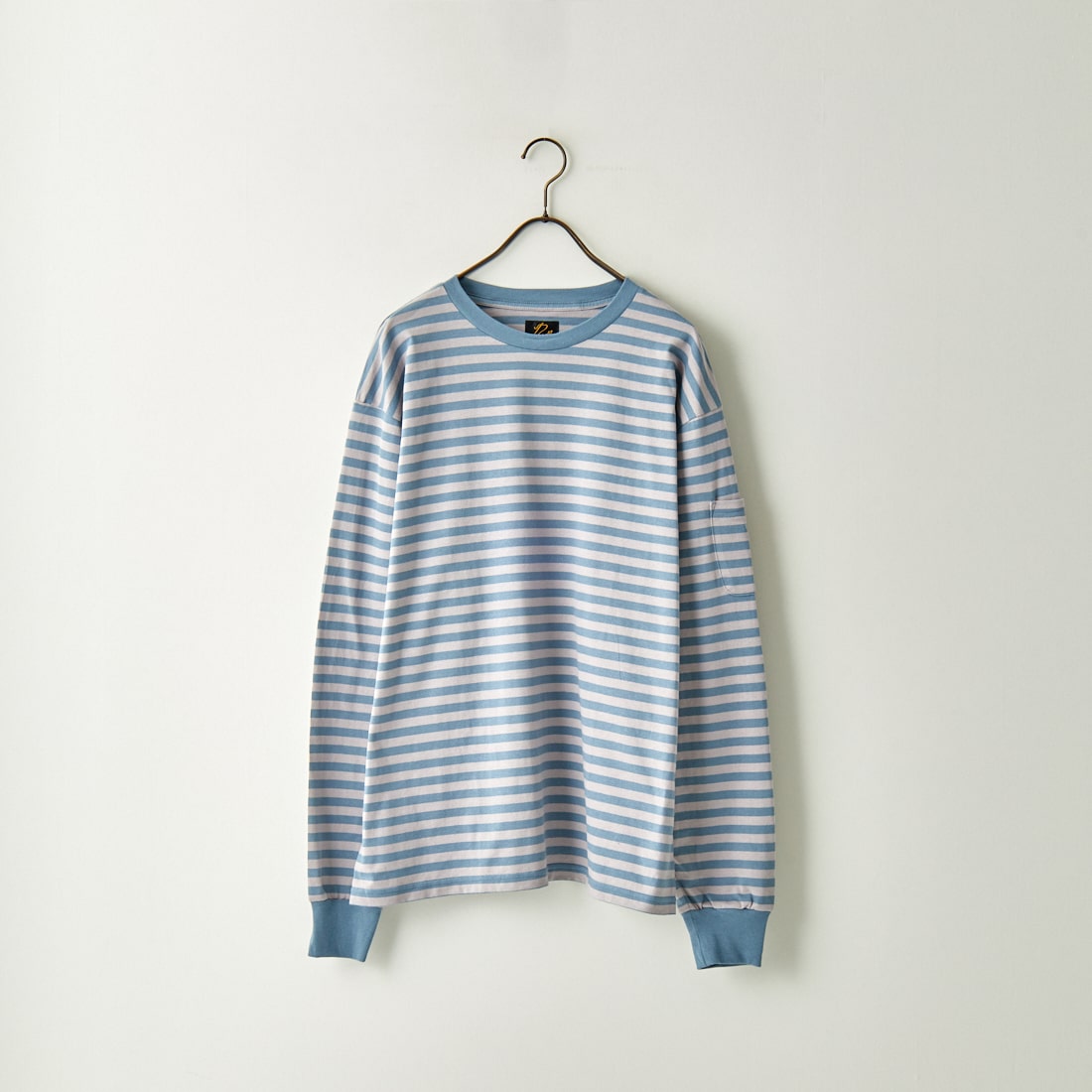 Needles [ニードルズ] ストライプクルーネックTシャツ [NS269]