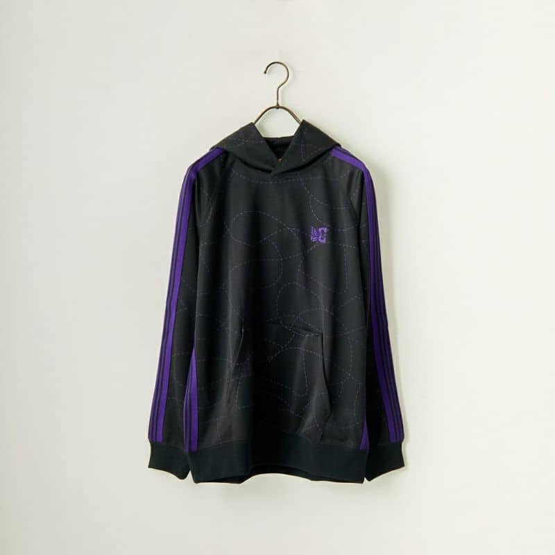 Needles × DC SHOES [ニードルズ × ディーシーシューズ] TRACK HOODY POLY SMOOTH/PRINTED プルオーバーフーディー [MR608]