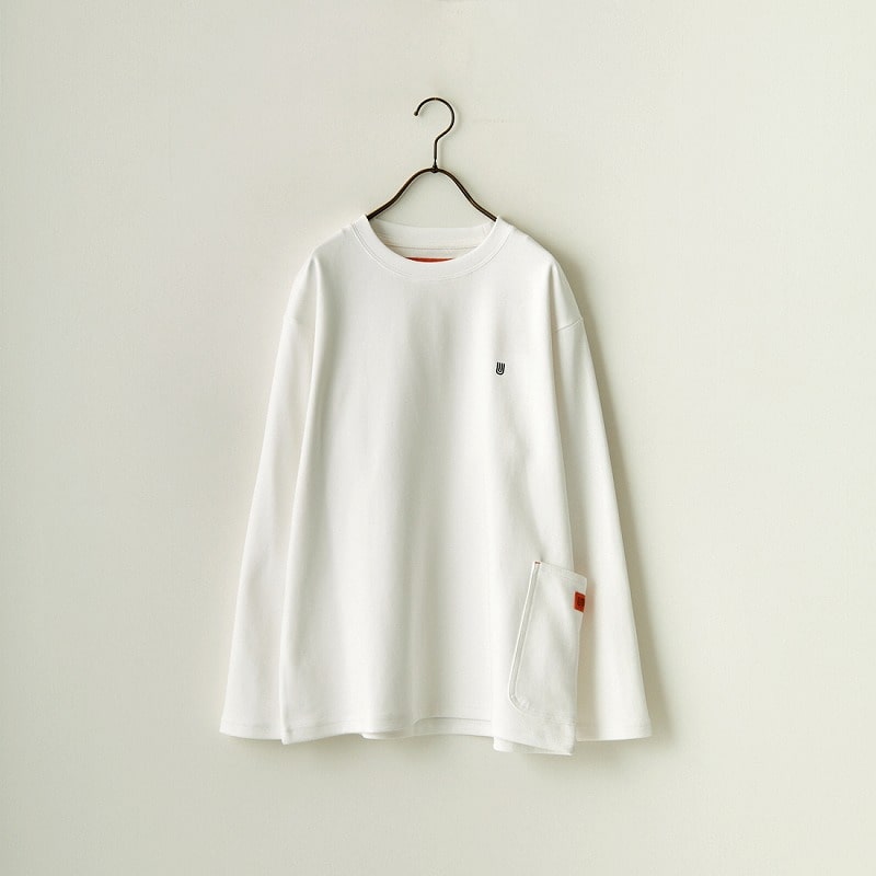 UNIVERSAL OVERALL [ユニバーサルオーバーオール] 別注 ポンチカバーオール ロングスリーブTシャツ [U2332215IN-JF]