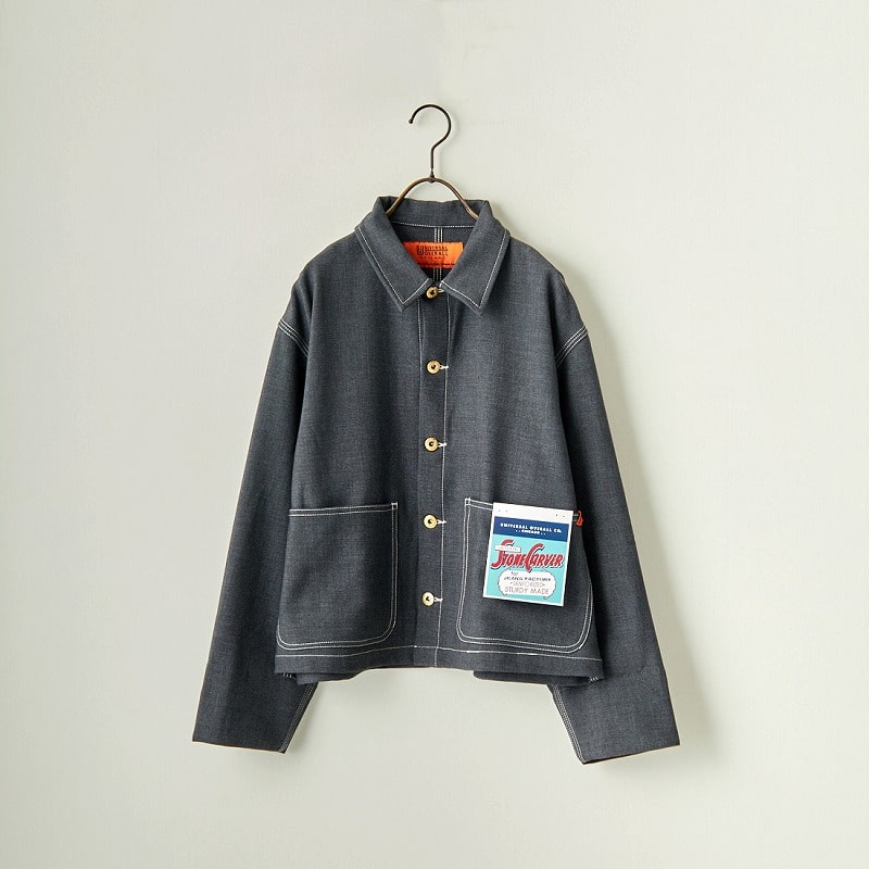 UNIVERSAL OVERALL [ユニバーサルオーバーオール] 別注 ショートカバーオールジャケット [U2332405IN-JF]
