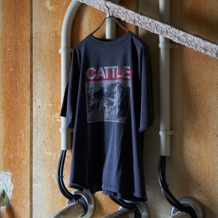 REMI RELIEF [レミレリーフ] 別注 ビッグプリントTシャツ CATTLE [RN26349305-JF]