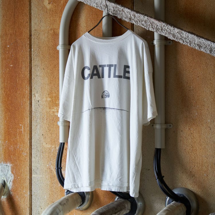 REMI RELIEF [レミレリーフ] 別注 ビッグプリントTシャツ CATTLE [RN26349318-JF]