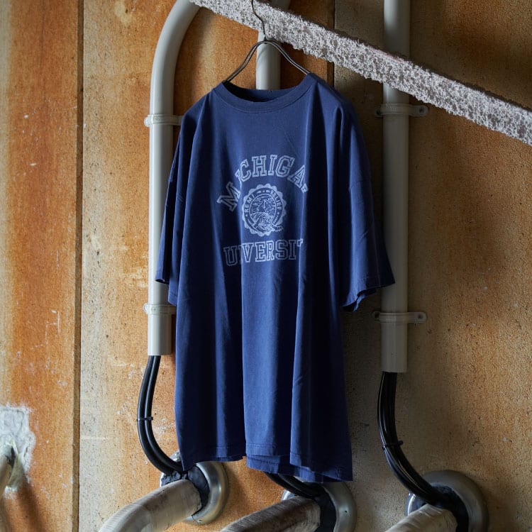 REMI RELIEF [レミレリーフ] 別注 ビッグプリントTシャツ MICHIGAN [RN26349325-JF]