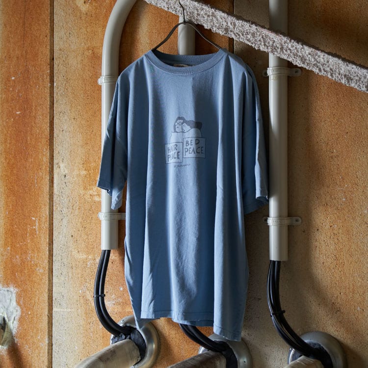 REMI RELIEF [レミレリーフ] 別注 ビッグプリントTシャツ HAIR PEACE [RN26349330-JF]
