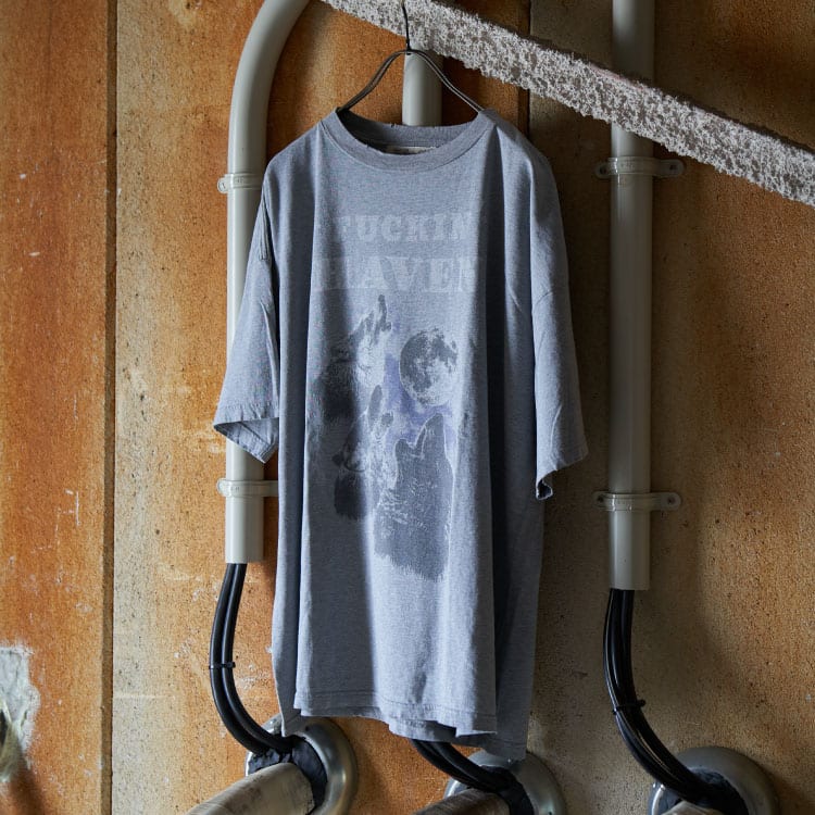 REMI RELIEF [レミレリーフ] 別注 ビッグプリントTシャツ FUCKIN HAVEN [RN26349333-JF]