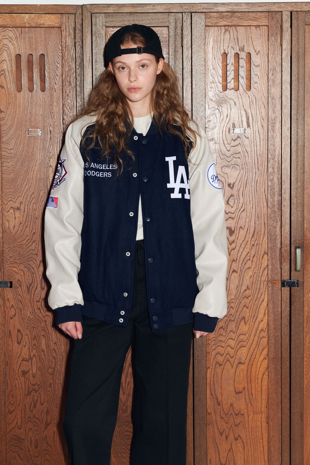 Fanatics [ファナティクス] 別注 MLBロゴワッペンスタジャン [OT2324FW0003-JF]