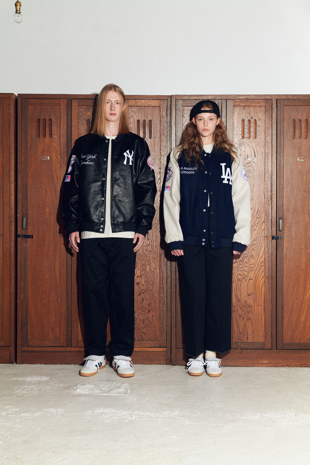 Fanatics [ファナティクス] 別注 MLBロゴワッペンスタジャン [OT2324FW0003-JF]