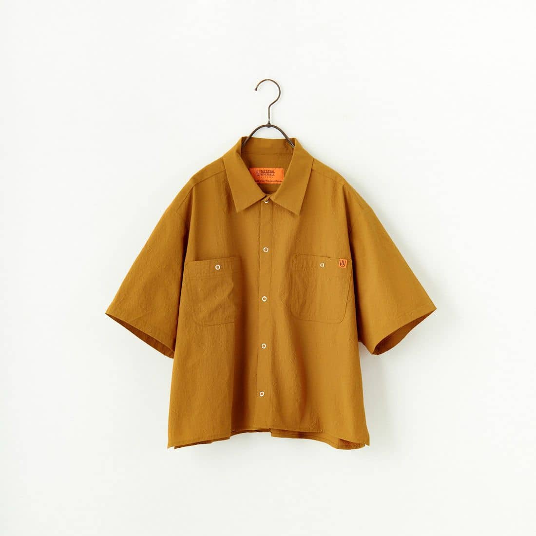 UNIVERSAL OVERALL [ユニバーサルオーバーオール] 別注 ビッグポケットショートスリーブワイドシャツ [U2523157IN-JF]