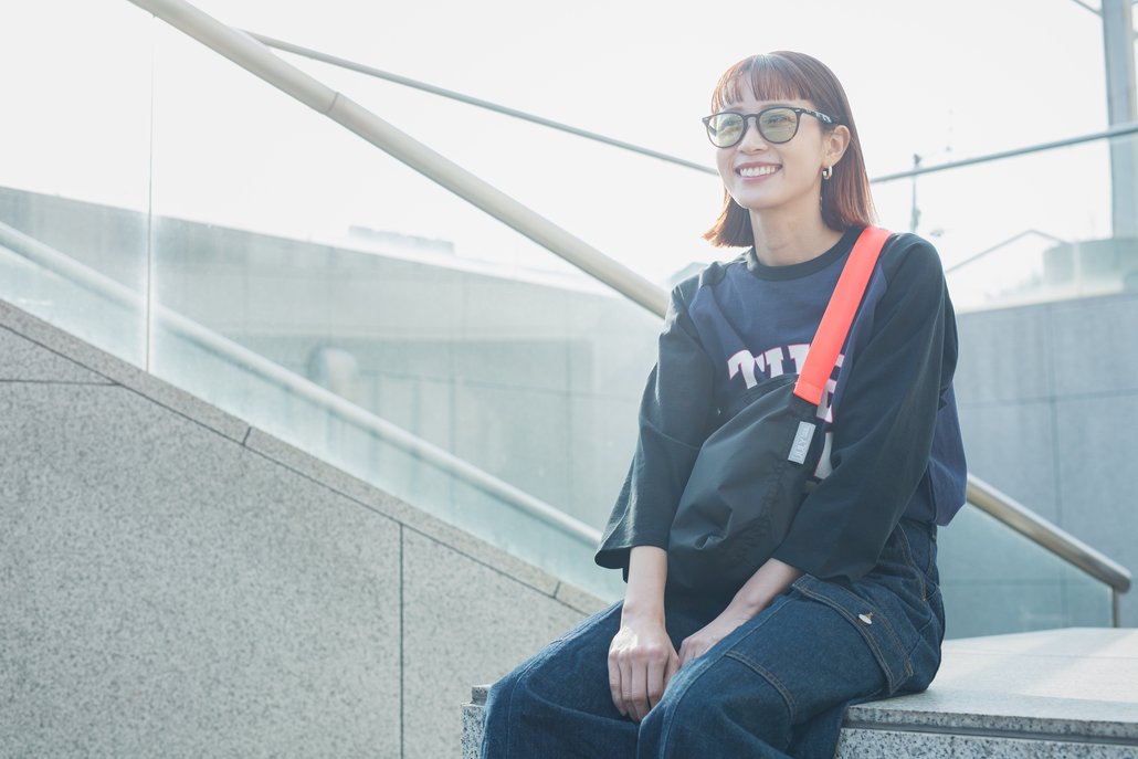 別注UNIVERSAL OVERALLとJULY NINEのコーディネート写真です。
