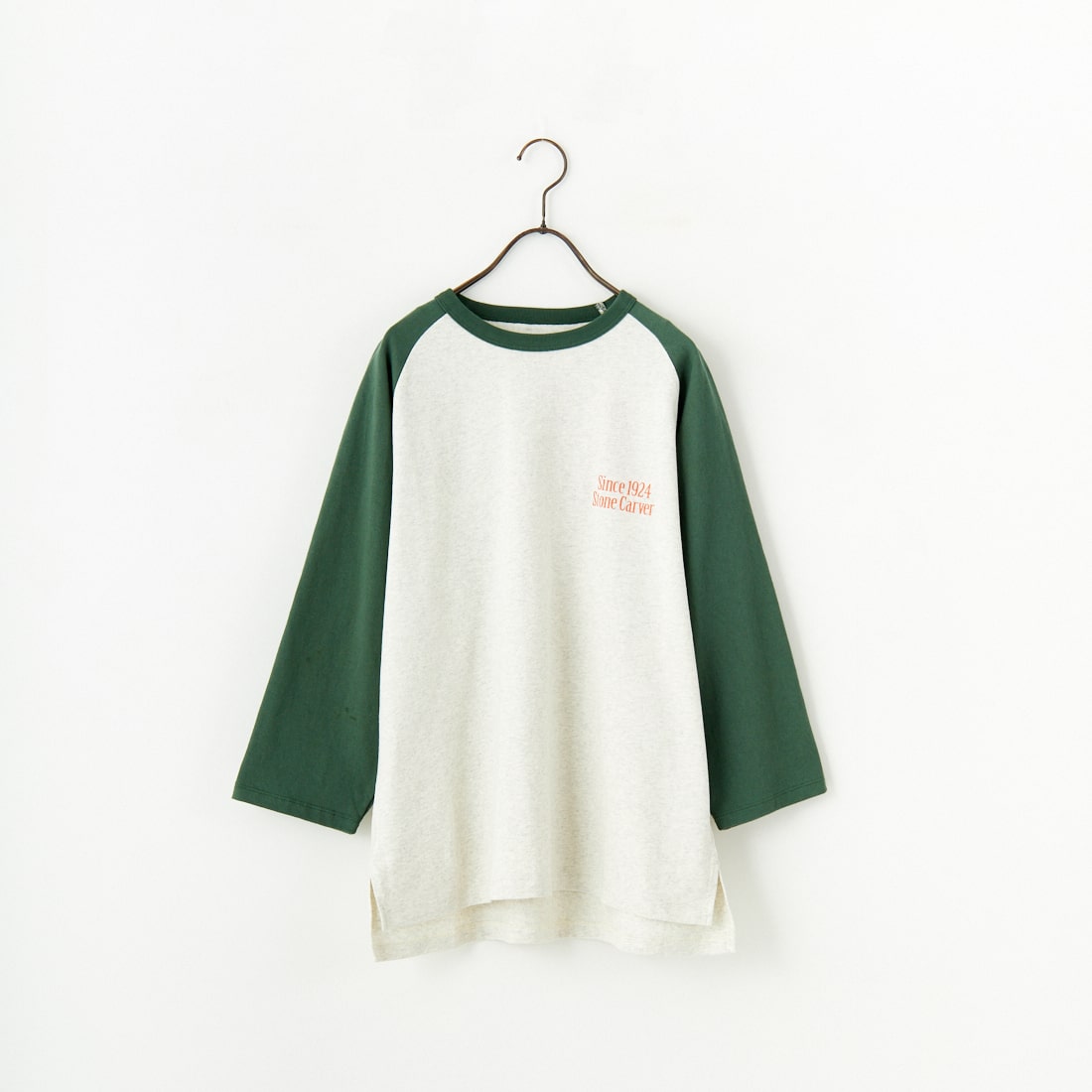 別注 UNIVERSAL OVERALL ラグランプリント7SLTシャツ SoneCarver [U2512210IN-JF_1]の商品画像です。