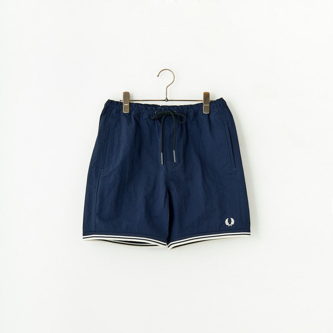 FRED PERRY [フレッドペリー] 別注 ワンポイントロゴ刺繍ショートパンツ [FPM-25S-001-JF]