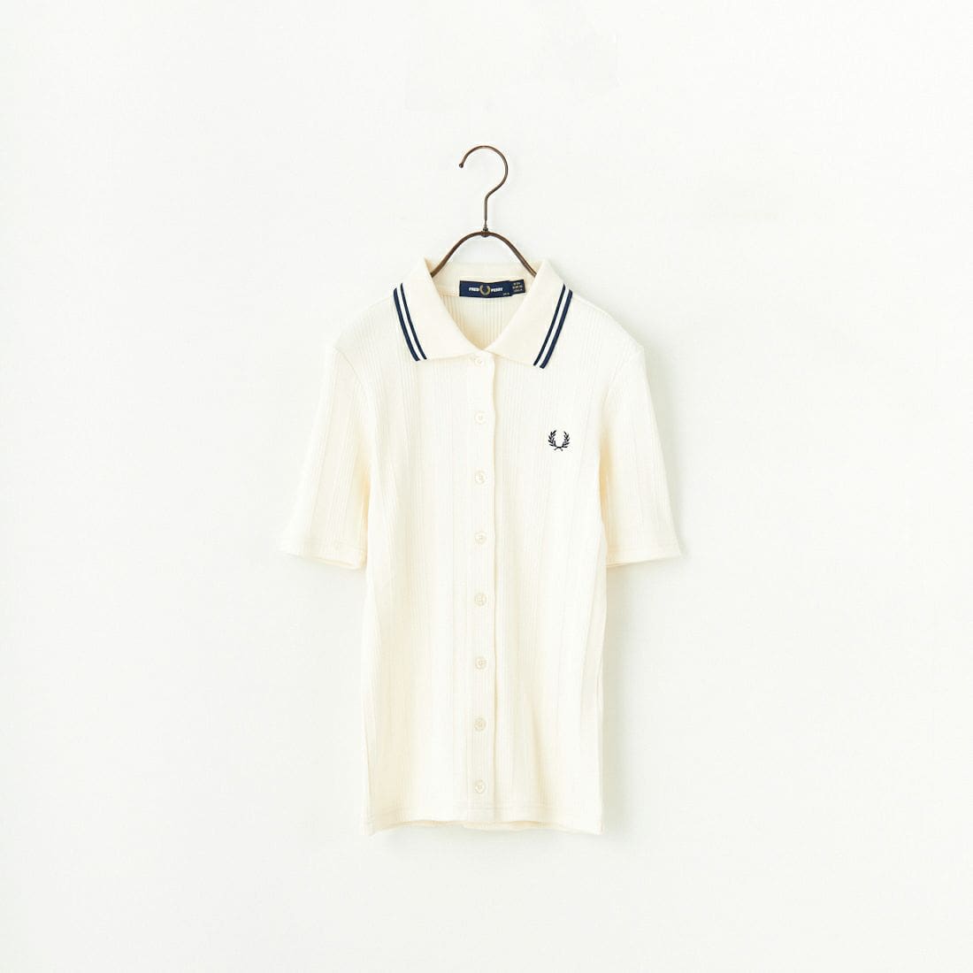 FRED PERRY [フレッドペリー] 別注 ツインティップライン リブポロシャツ [FPW-25S-009-JF]
