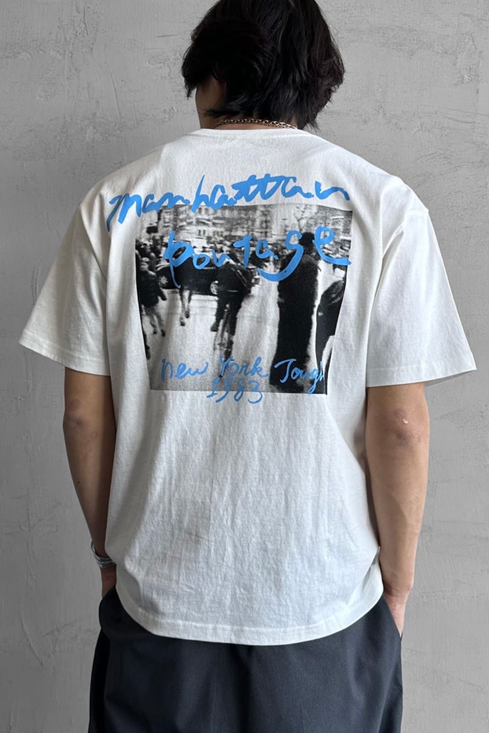 MANHATTAN PORTAGE [マンハッタンポーテージ] 別注 バックフォトプリントTシャツ [25SSMP-IN67-JF]