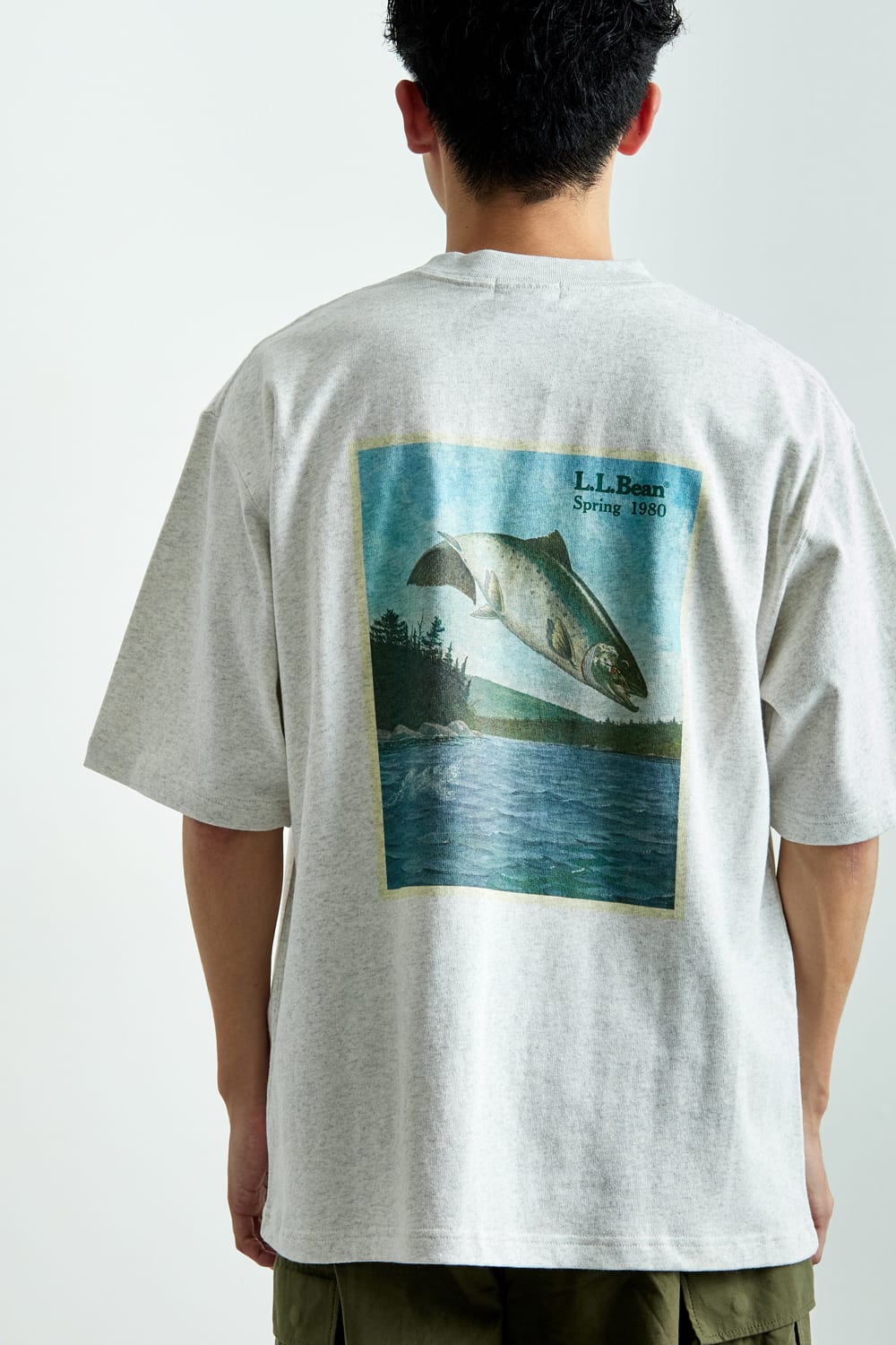 L.L.BEAN [エルエルビーン] 1980s カタログトラウトTシャツ [5275-0040]