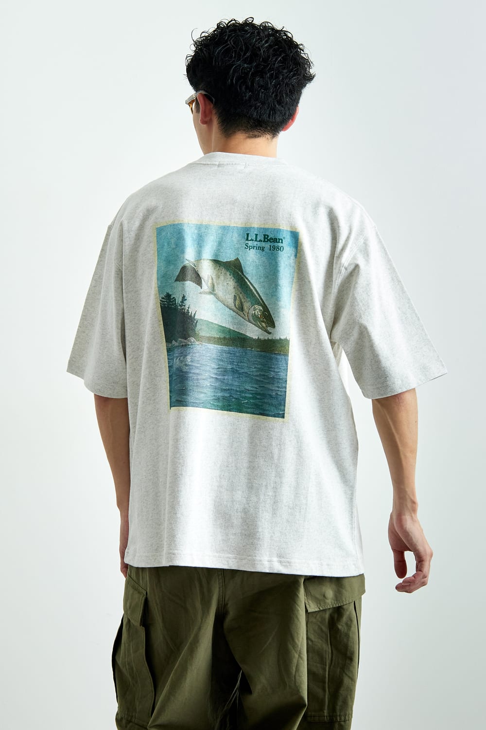 L.L.BEAN [エルエルビーン] 1980s カタログトラウトTシャツ [5275-0040]