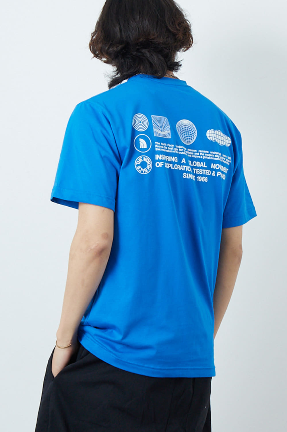 THE NORTH FACE [ザ ノースフェイス] ショートスリーブ フラッシュドライグローブグリッドコットンTシャツ [NT32550]