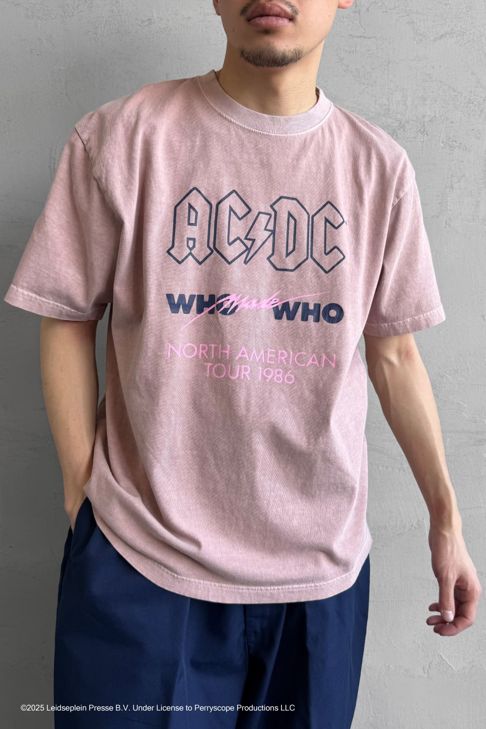 GOOD ROCK SPEED [グッドロックスピード] 別注 AC/DC ロックプリントTシャツ(Who Made Who) [INTN-023-JF]
