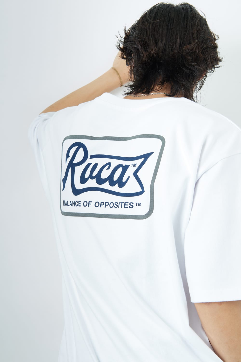 RVCA [ルーカ] PENスクリプトロゴショートスリーブTシャツ [BF041-253]