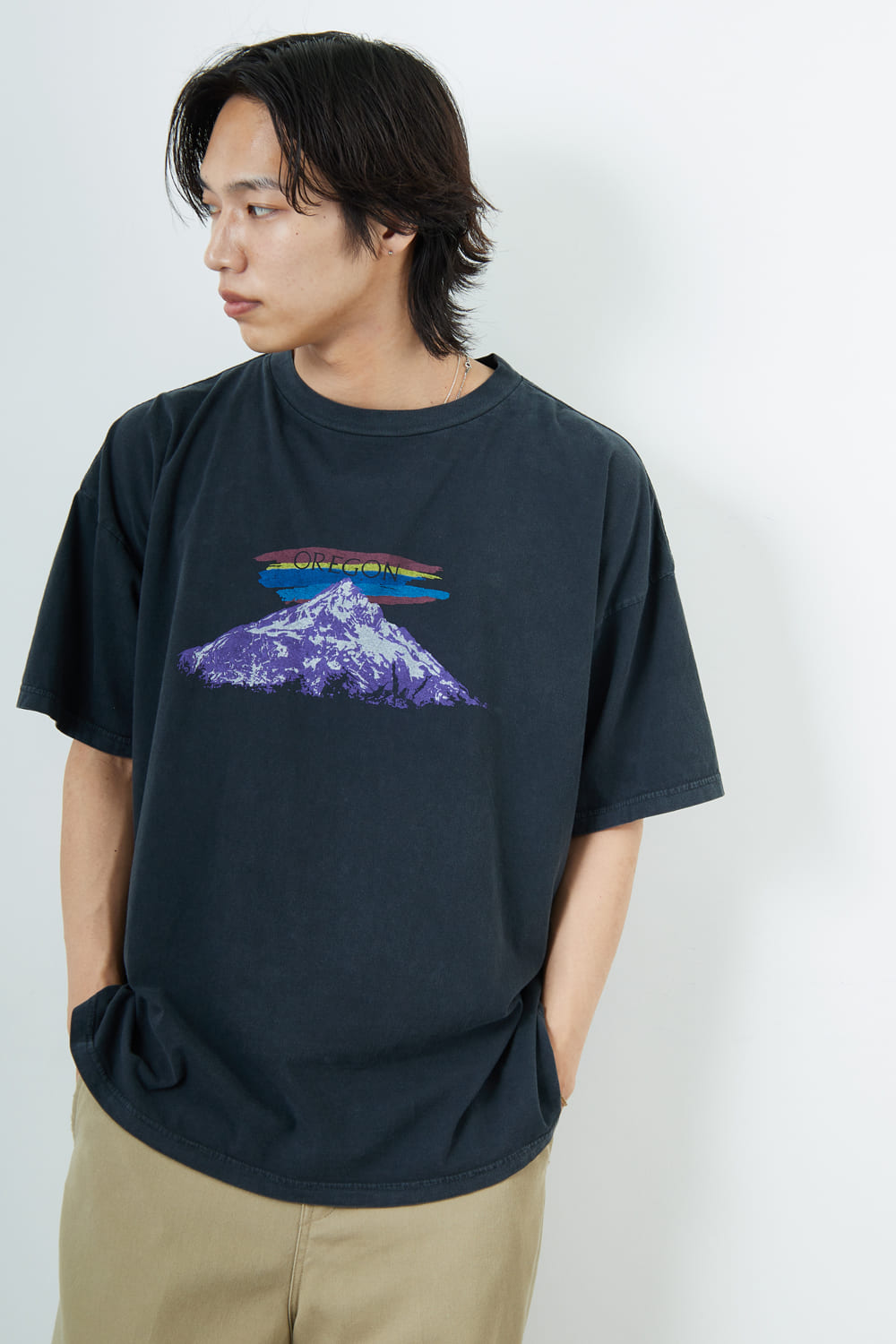 REMI RELIEF [レミレリーフ] 別注 ビッグプリントTシャツ OREGON [RN28369292-JF]