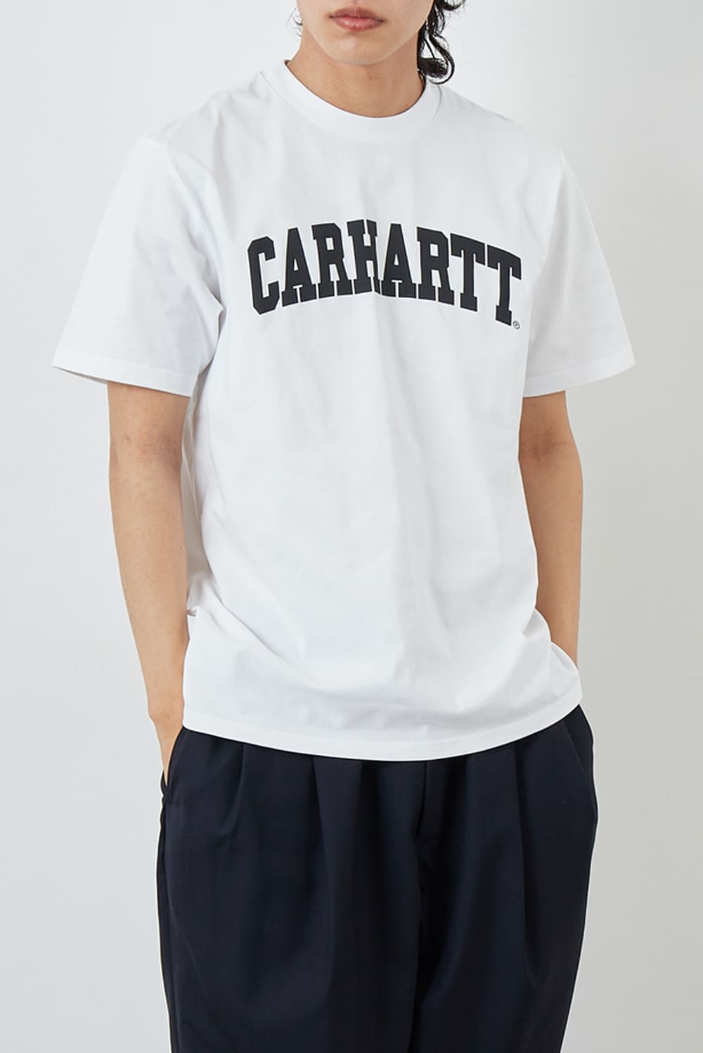 carhartt WIP [カーハートダブリューアイピー] ショートスリーブユニバーシティTシャツ [I034851]