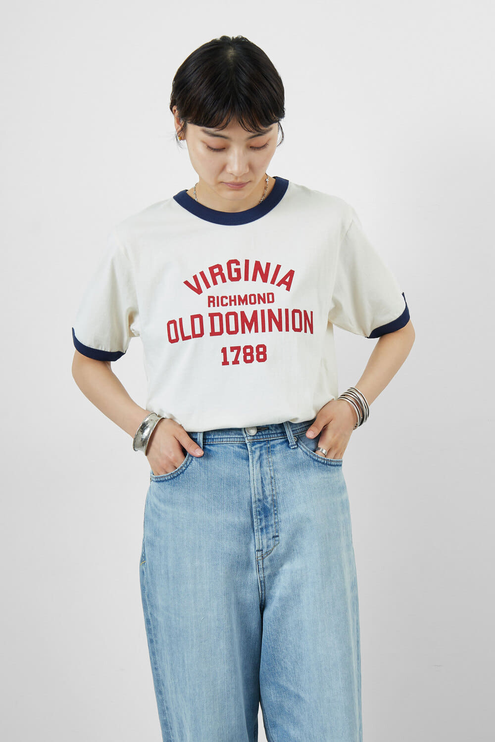 SCREEN STARS [スクリーンスターズ] 別注 プリントリンガーTシャツ [2522-205IN-JF]