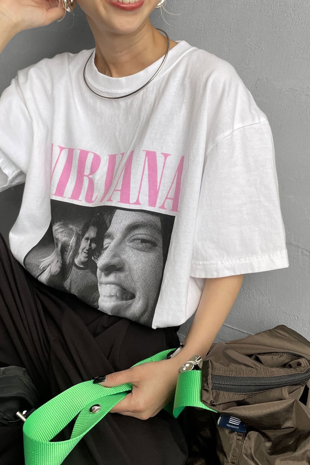 GOOD ROCK SPEED [グッドロックスピード] 別注 NIRVANA フォトプリントロックTシャツ [INTN-031-JF]