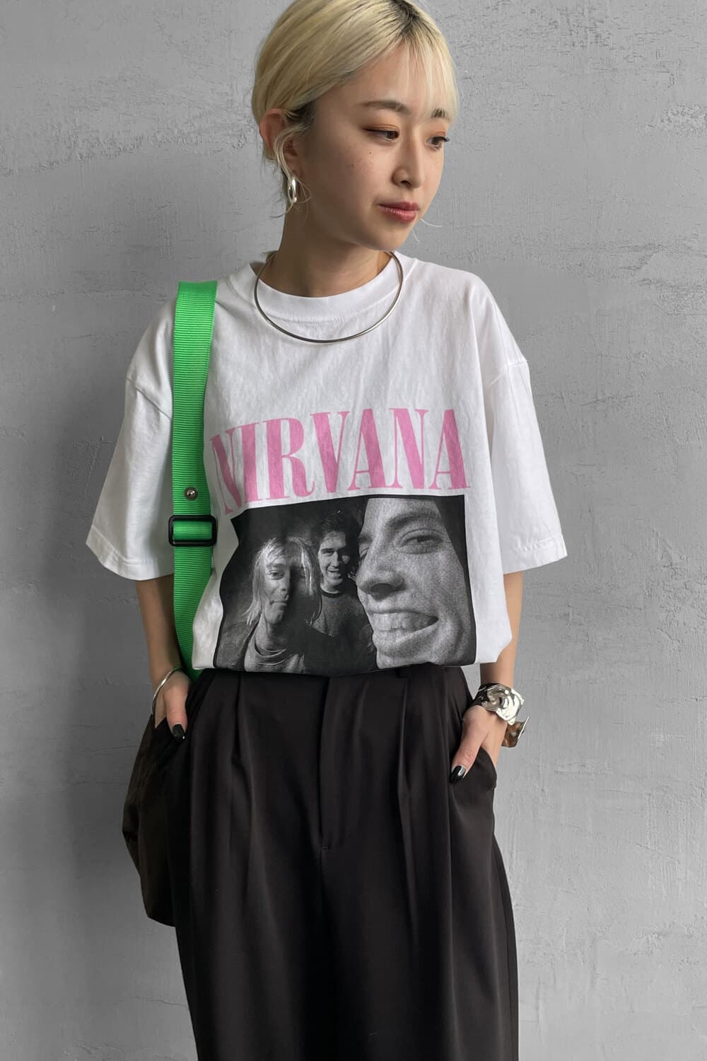 GOOD ROCK SPEED [グッドロックスピード] 別注 NIRVANA フォトプリントロックTシャツ [INTN-031-JF]