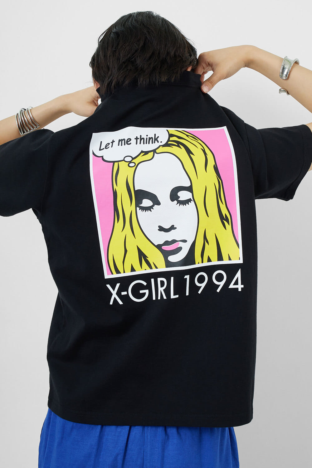 X-girl [エックスガール] ポップフェイス ショートスリーブTシャツ [105252011037]