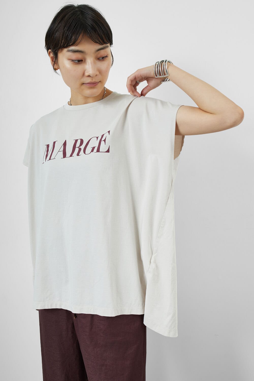 MICA&DEAL × JEANSFACTORY [マイカアンドディール × ジーンズファクトリー] フレンチスリーブ Tシャツ [0125209174-JF]