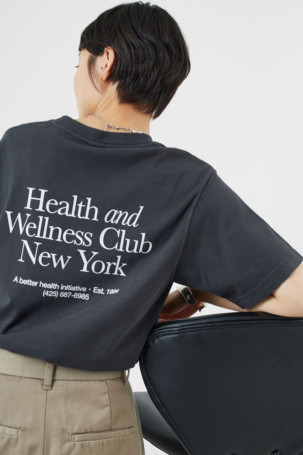 Sporty&Rich [スポーティアンドリッチ] HWCNY ショートスリーブTシャツ [TO043622016]