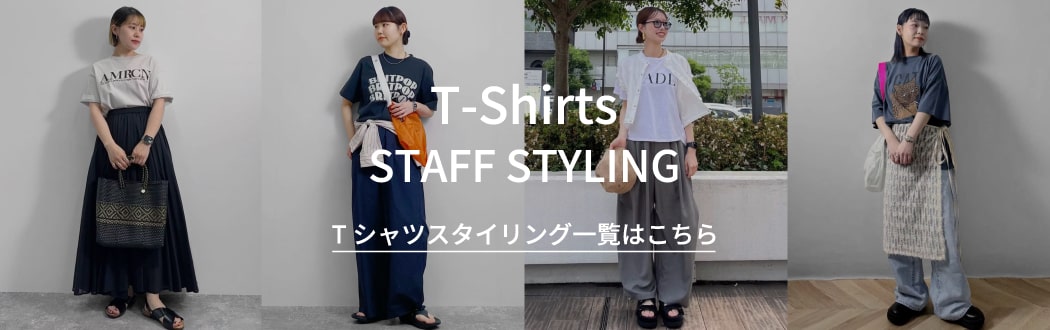 ジーンズファクトリーのレディースTシャツスタッフスナップのイメージバナーです。