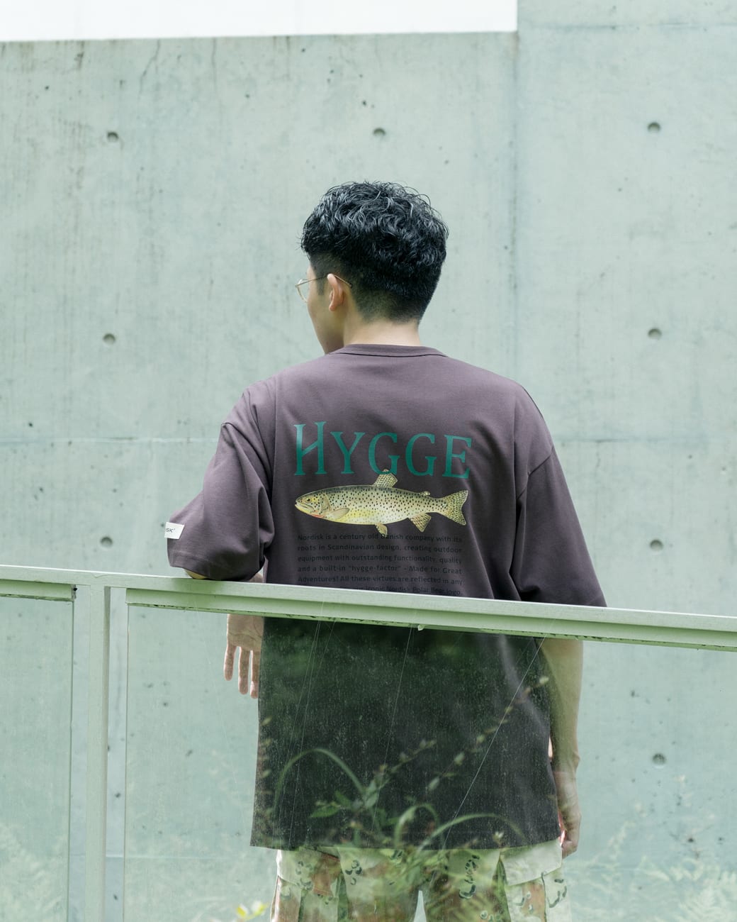 NORDISK [ノルディスク] 別注 HYGGE フィッシュバックプリントTシャツ [NU11502-JF]です。