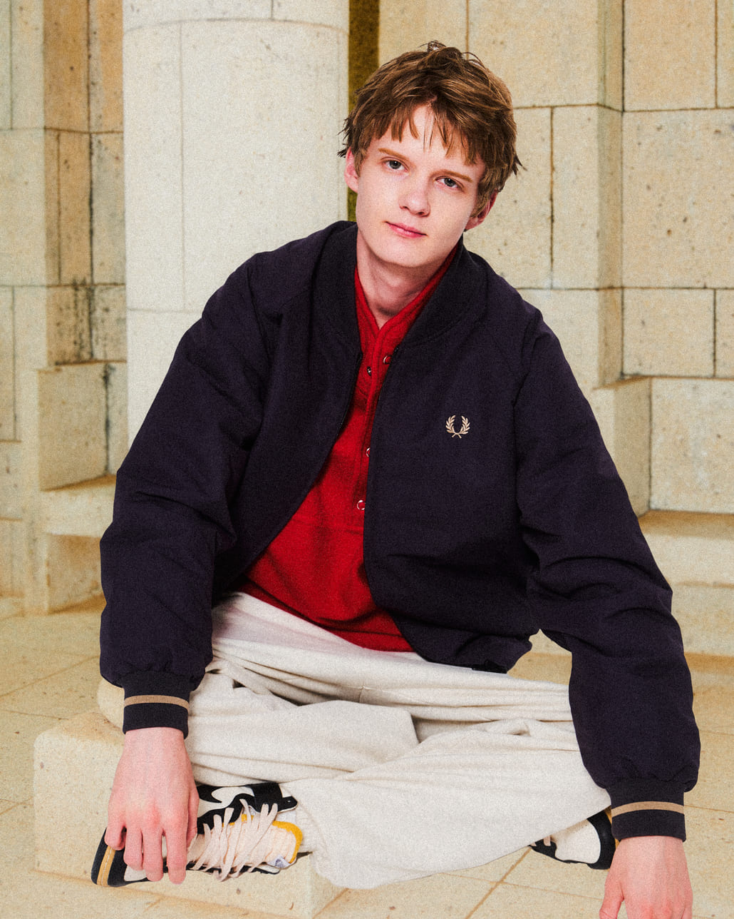 FRED PERRY [フレッドペリー] 別注 テニスボンバージャケット [FPM-24A-022JF]です。