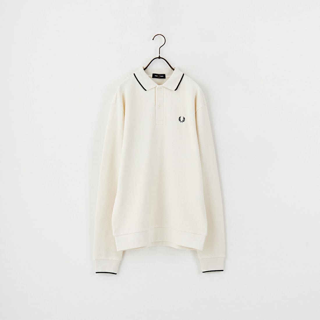 FRED PERRY [フレッドペリー] 別注 ワンポイントロゴ刺繍 ロングスリーブポロシャツ [FPM-25A-027JF]