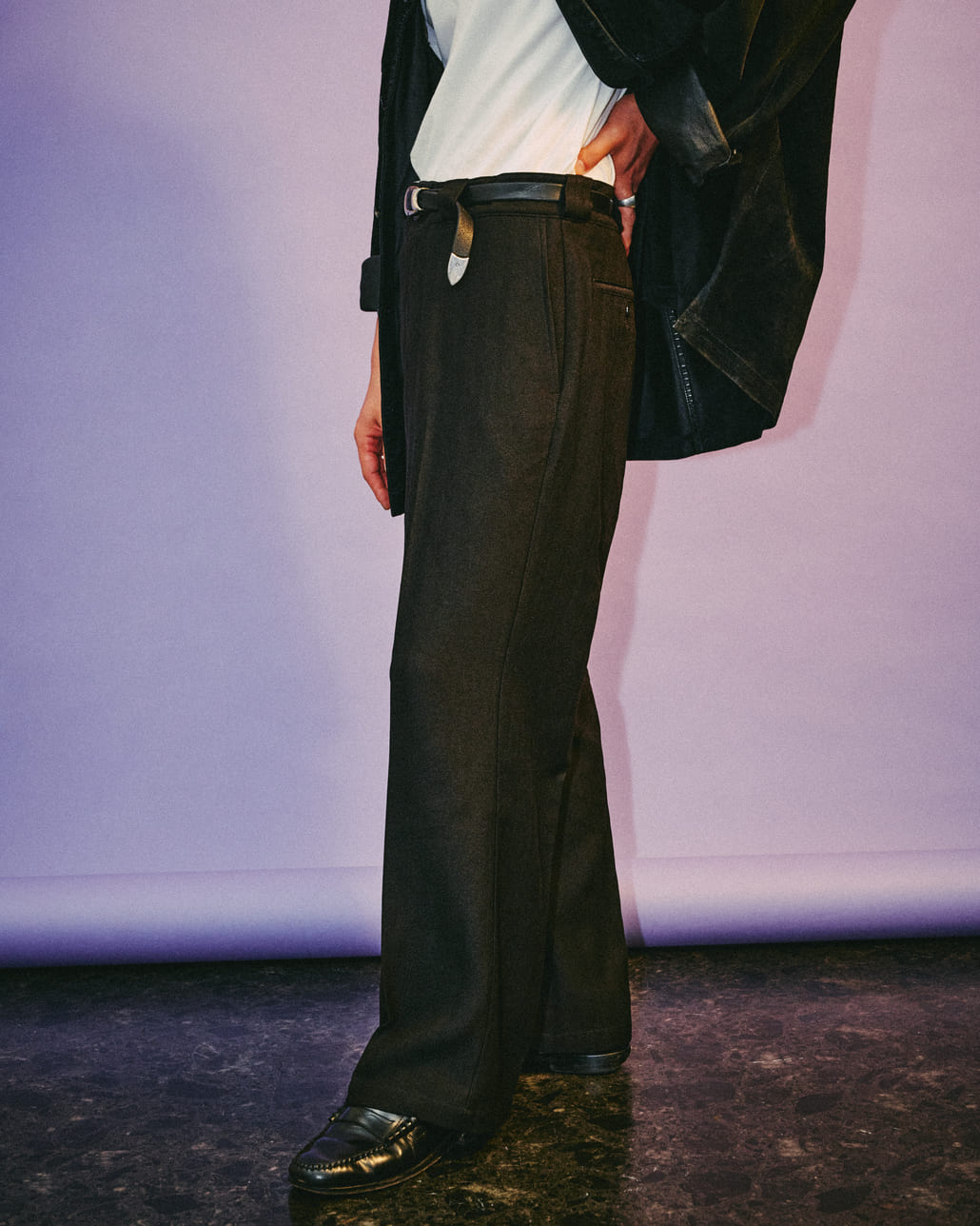 Dickies [ディッキーズ] 別注 ヘリンボーン グランパワークパンツ [253M401N01-JF]です。