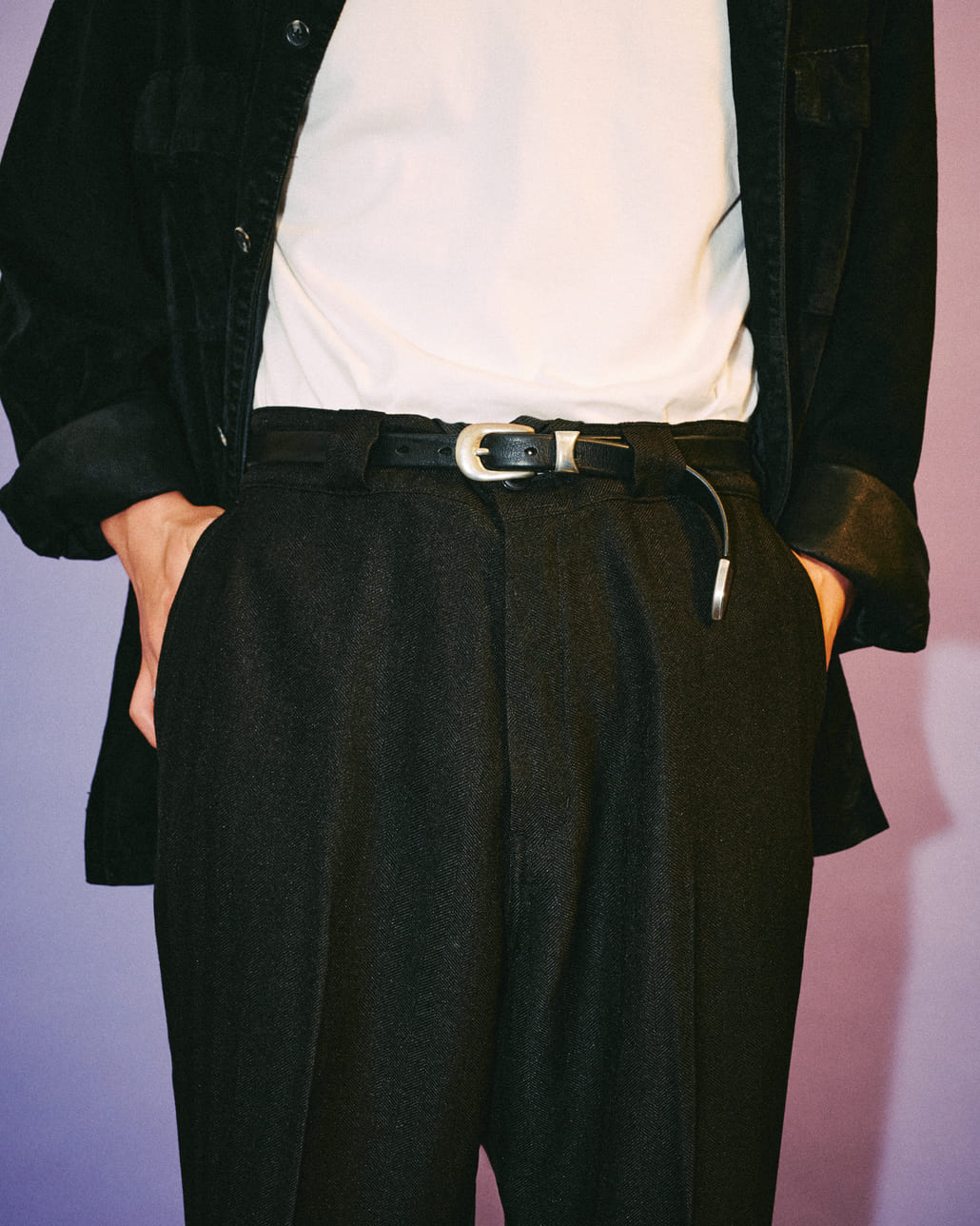 Dickies [ディッキーズ] 別注 ヘリンボーン グランパワークパンツ [253M401N01-JF]です。