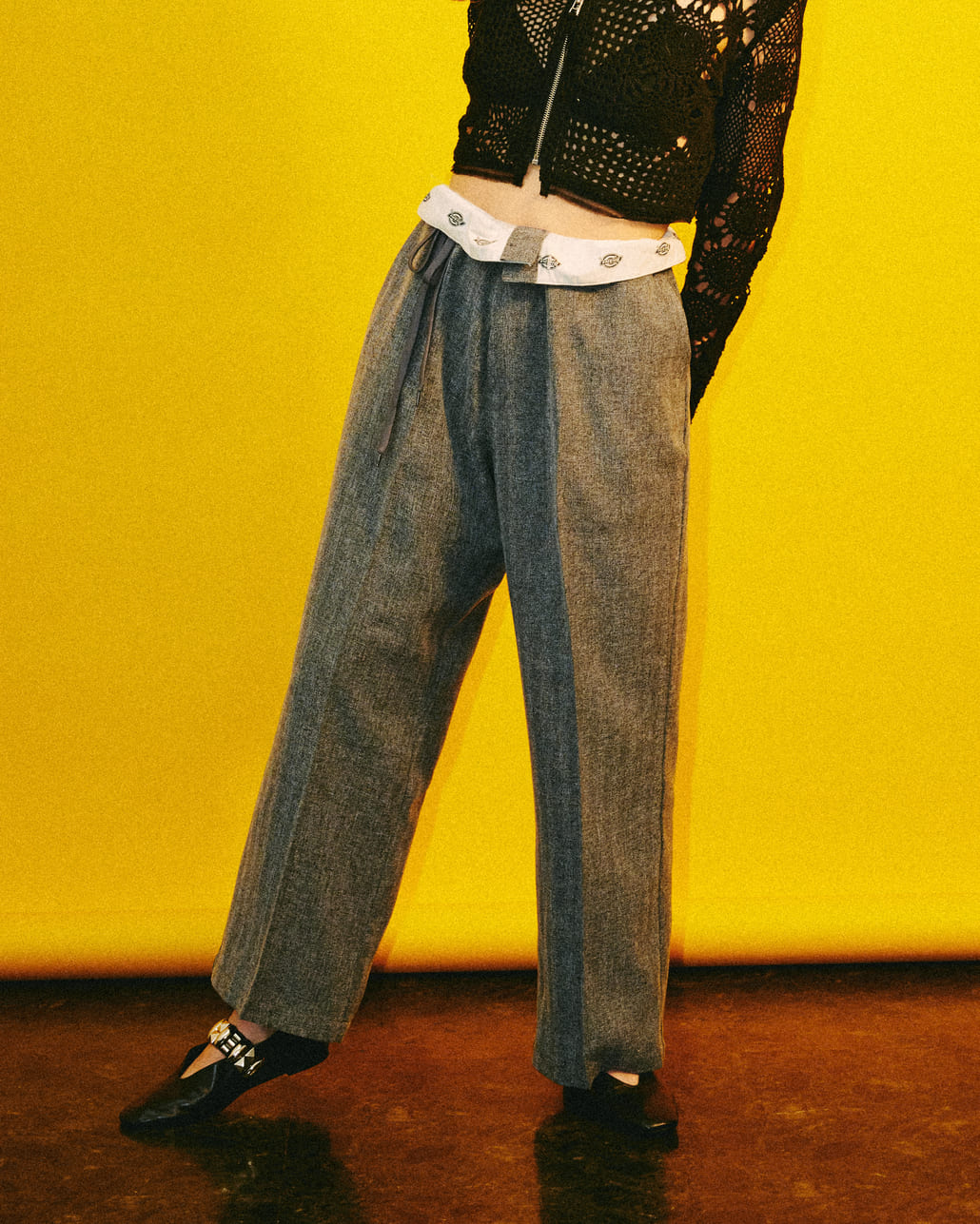 Dickies [ディッキーズ] 別注 ヘリンボーン グランパワークパンツ [253M401N01-JF]です。