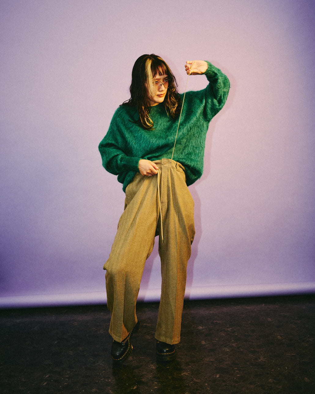 Dickies [ディッキーズ] 別注 ヘリンボーン グランパワークパンツ [253M401N01-JF]です。