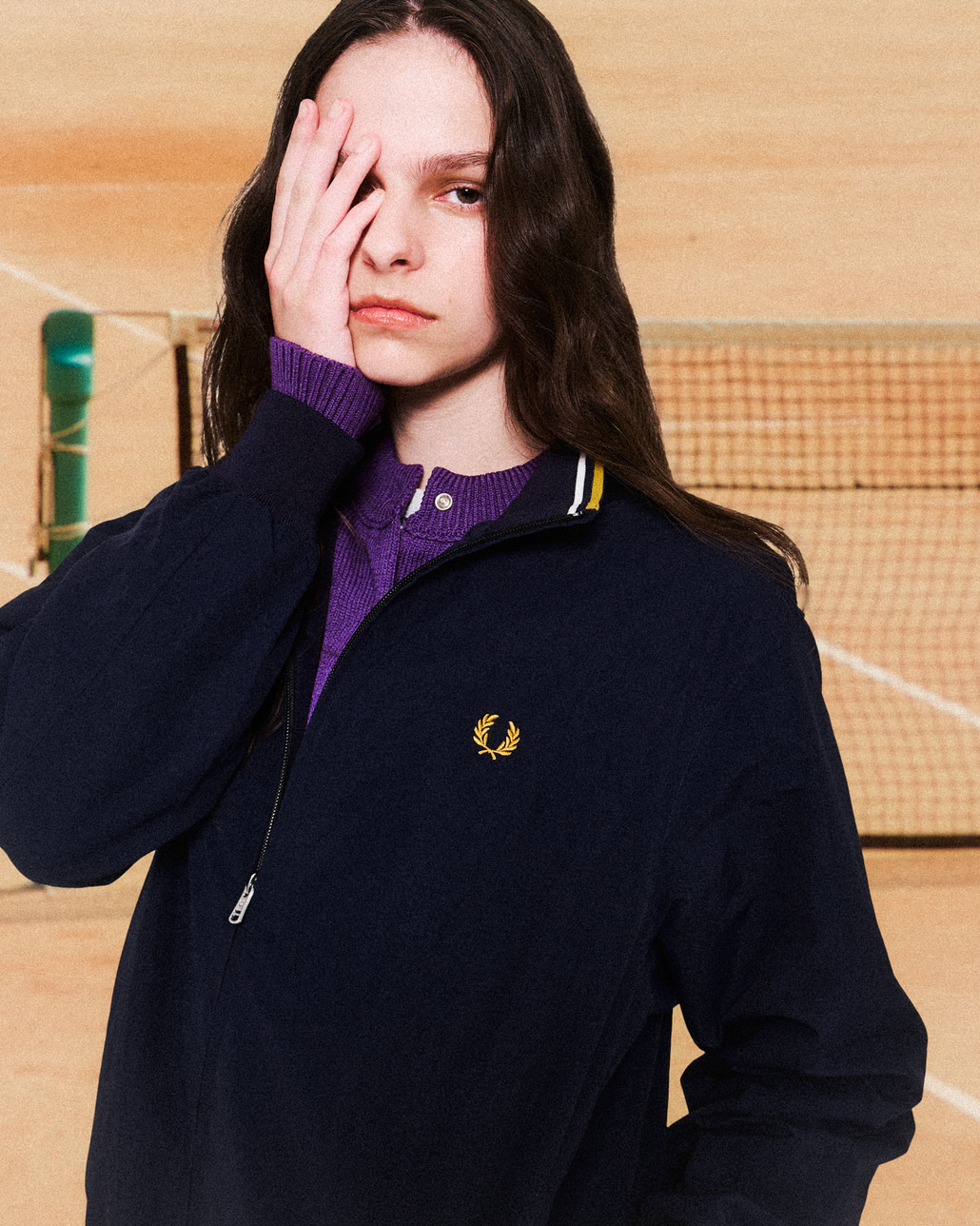 FRED PERRY [フレッドペリー] 別注 ナイロンブレンサムジャケット [FPM-25A-007JF]です。