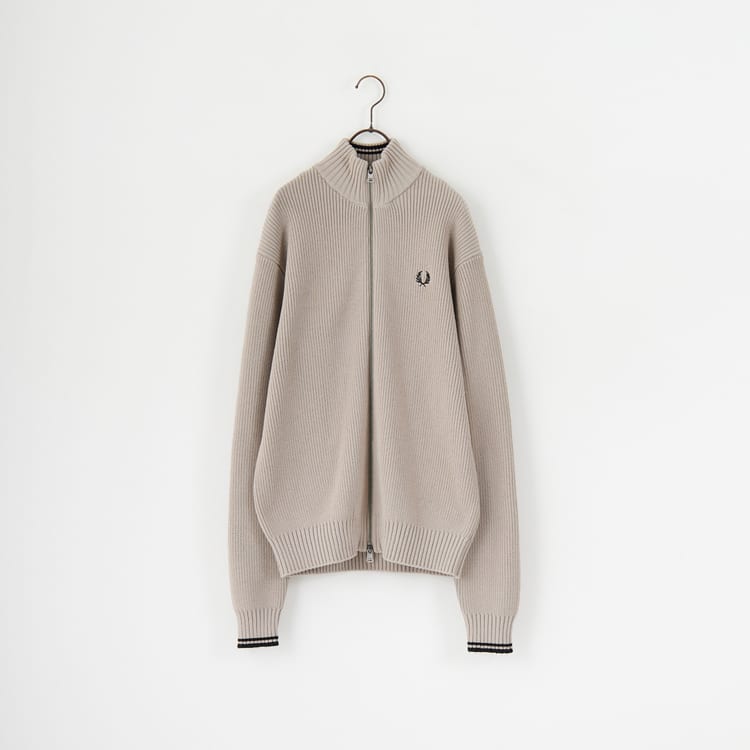 【予約商品】FRED PERRY [フレッドペリー] 別注 ドライバーズニット [FPM-25A-028JF]です。