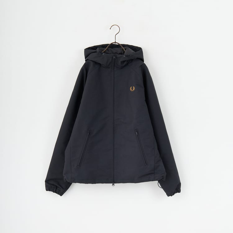 【予約商品】FRED PERRY [フレッドペリー] 別注 パデッドフーデッドシェルジャケット [FPM-25A-24JF]です。