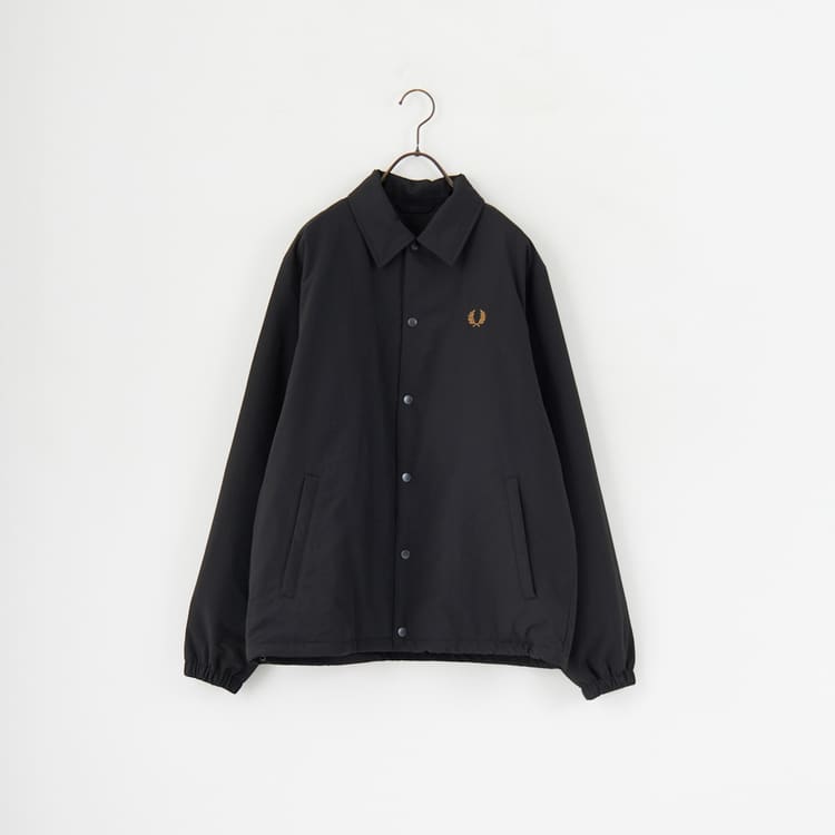 FRED PERRY [フレッドペリー] 別注 パデッドボタンスルージャケット [FPM-25A-23JF]です。