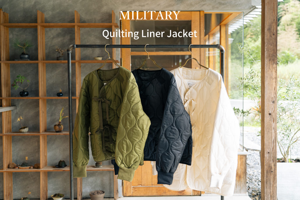 MILITARY [ミリタリー] 別注 M-65 キルティングライナージャケット [T-25789001-JF]の商品イメージバナーです。