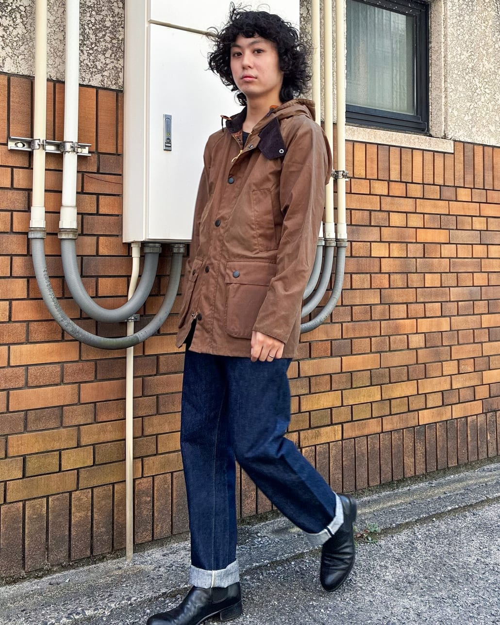 ジーンズファクトリースタッフのデニムスタイリングです。