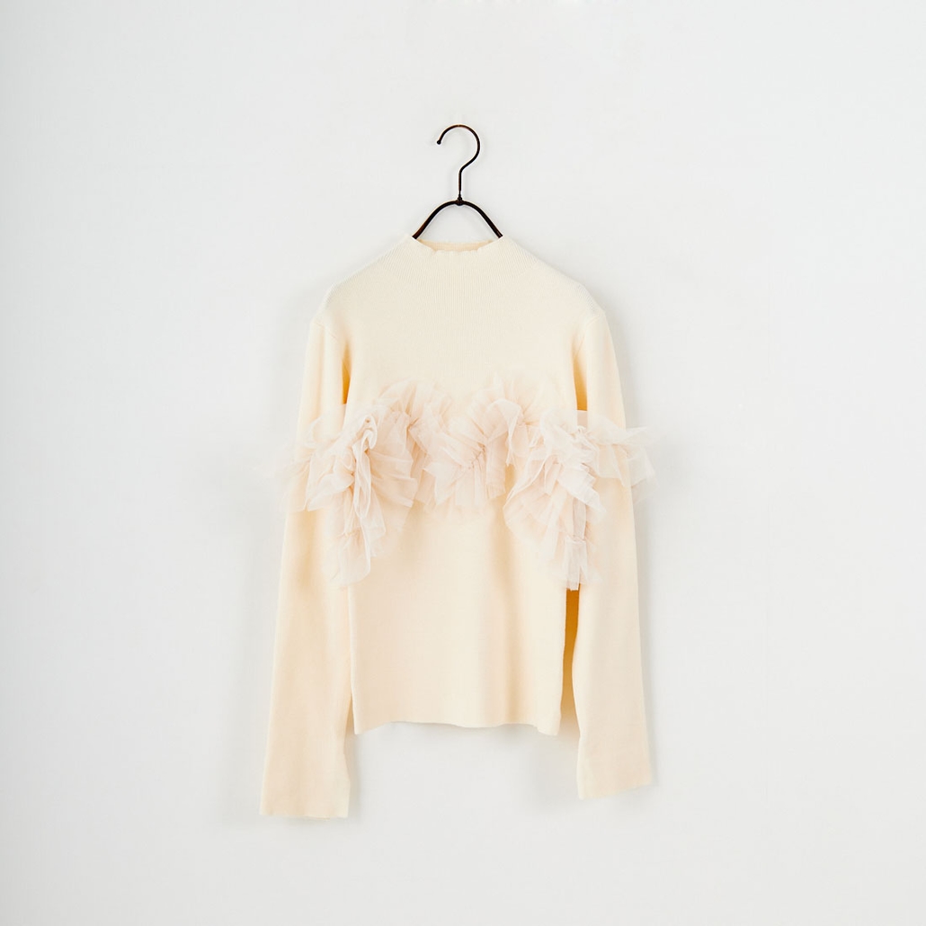 nenom [ネノム] マルチWAY チュールドッキングニットプルオーバー [NE25131042]