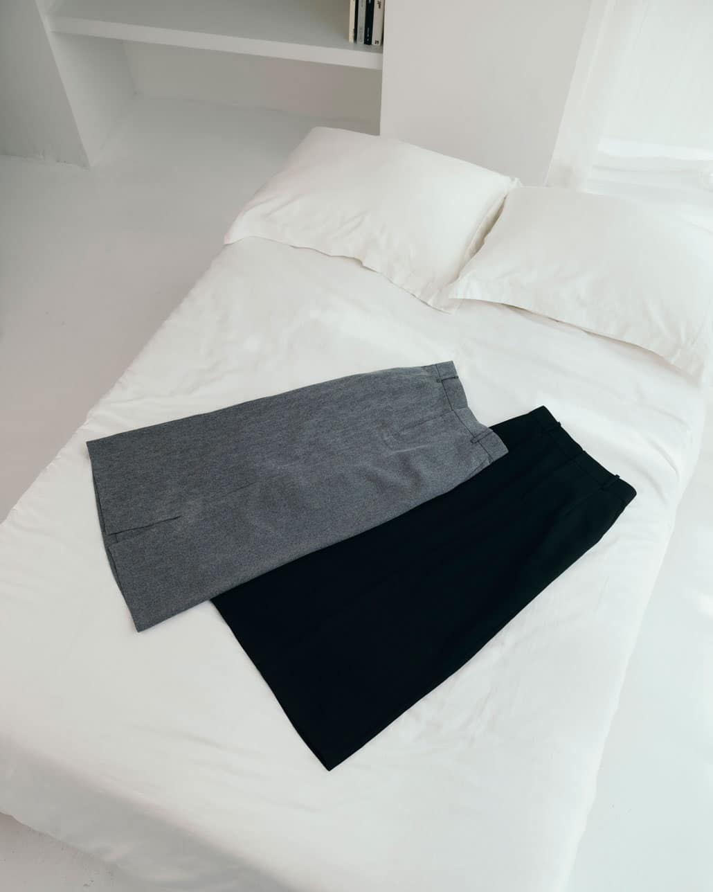 USINE [ユジーヌ] イージーケアウールライクジャケット [21256062]とリブニットカーディガン [11256842]